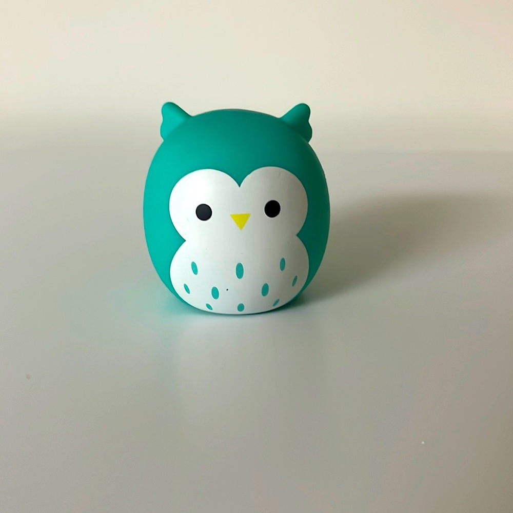 Blue owl squishmallow fidget toy sqooshem new release perfect conditon
